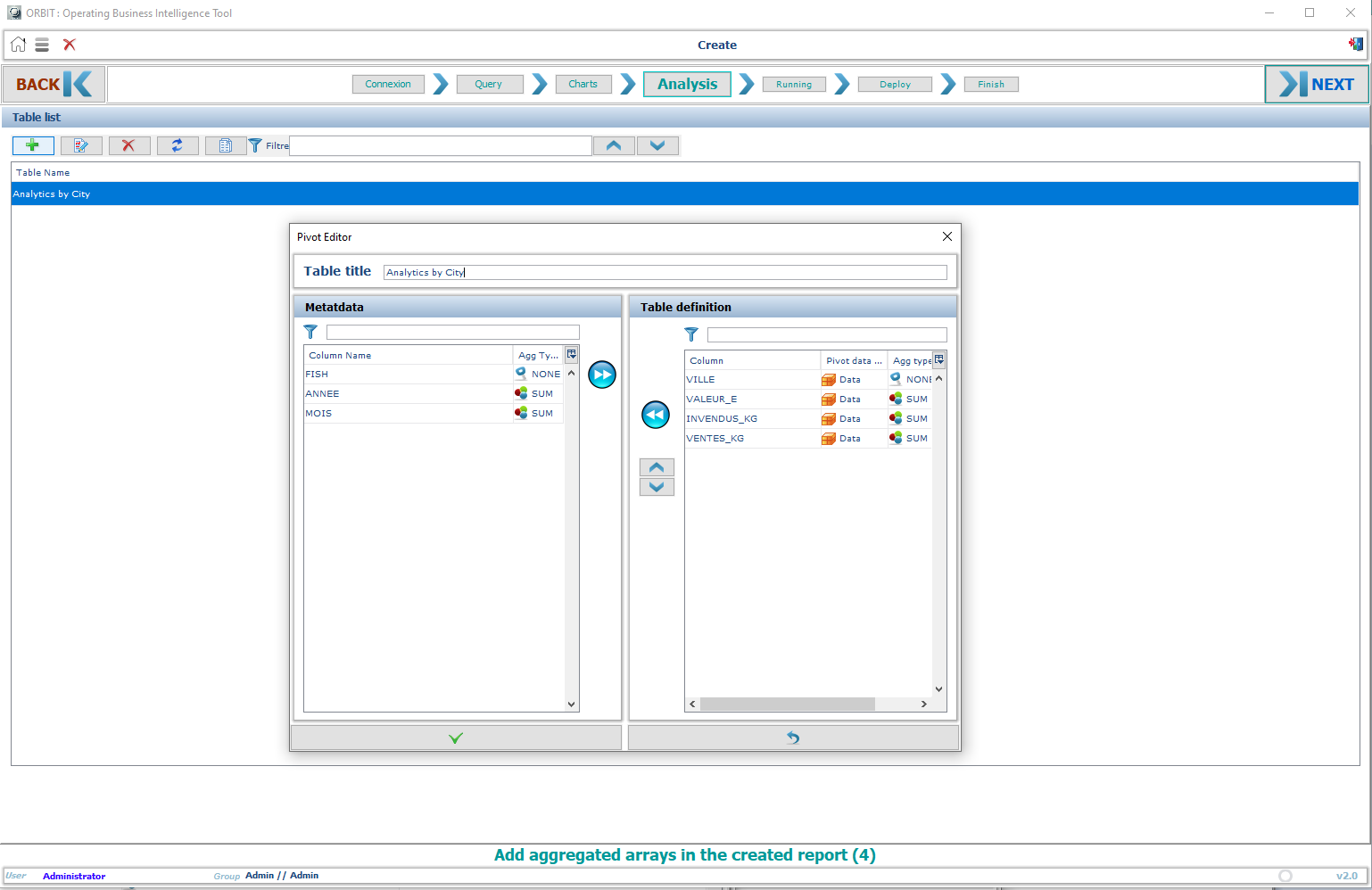 Create Query Screenshot
