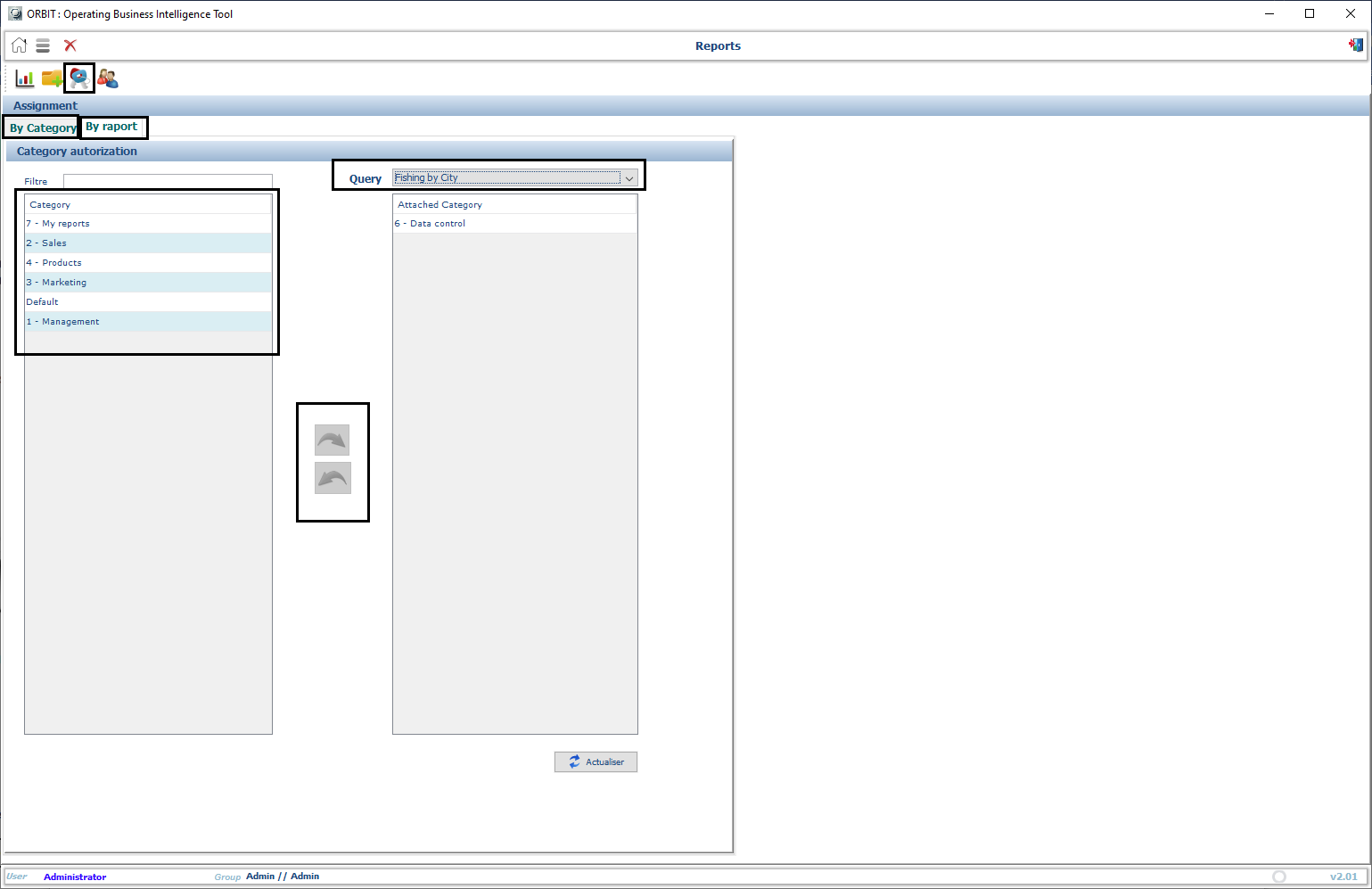 Publishing Reports Screenshot